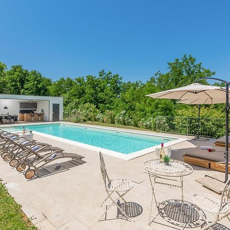 Villas Martincici With Large Pool Грожнян Экстерьер фото
