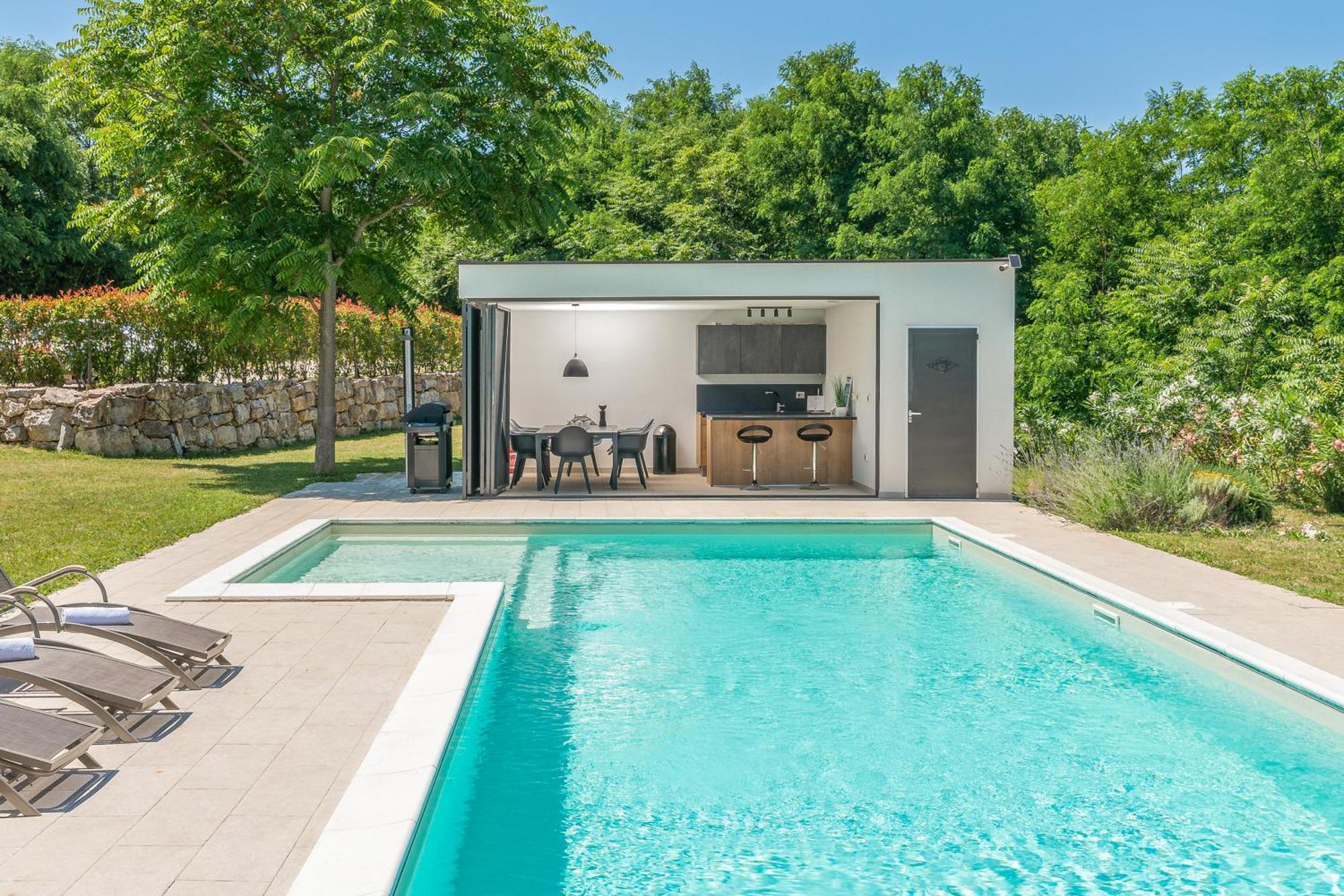 Villas Martincici With Large Pool Грожнян Экстерьер фото